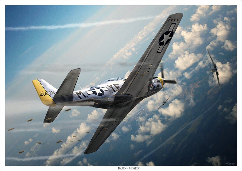 WWII Air Combat Scene