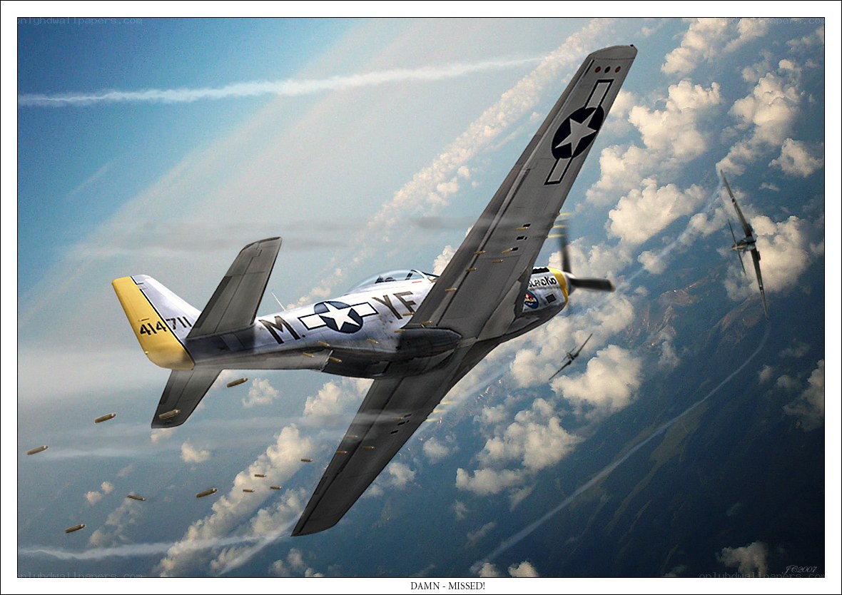 WWII Air Combat Scene