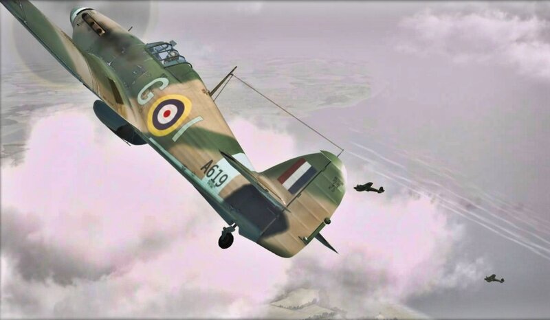 WWII Fighter Plane — Green