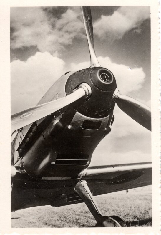 WWII fighter plane propeller