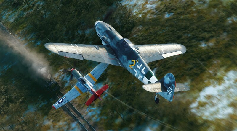 WWII Fighter Planes — Blue, Action-packed