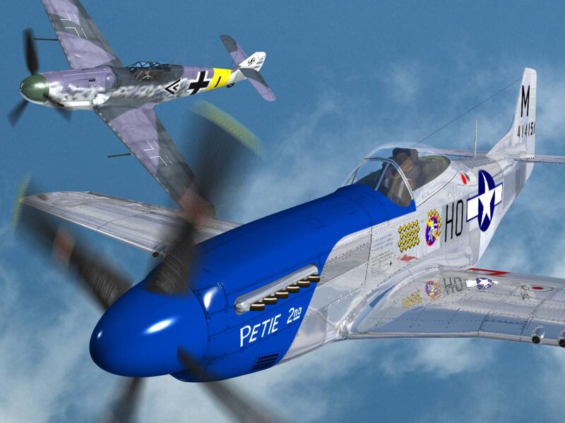 WWII Fighter Planes — Blue, Dynamic