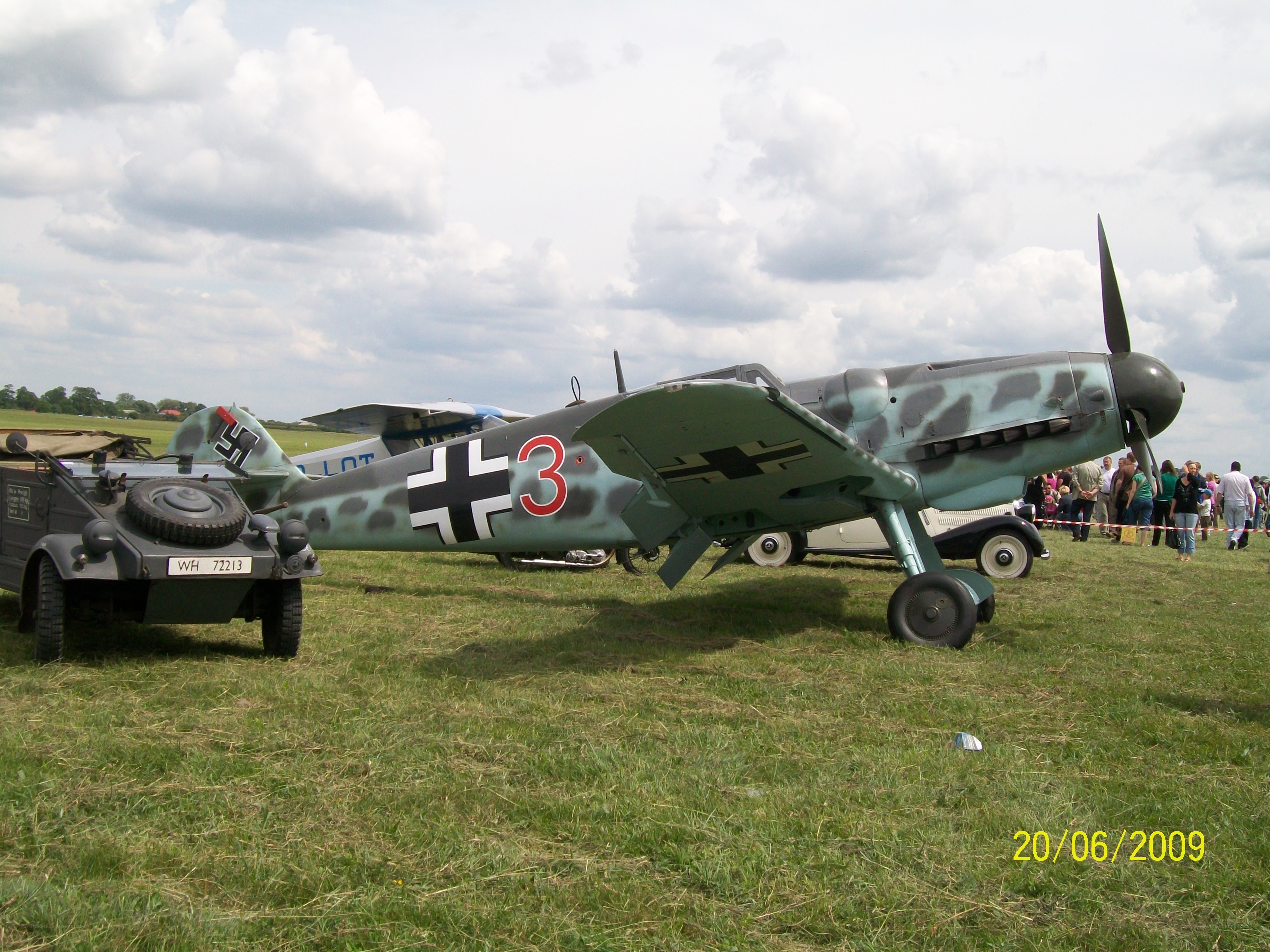WWII German aircraft on display