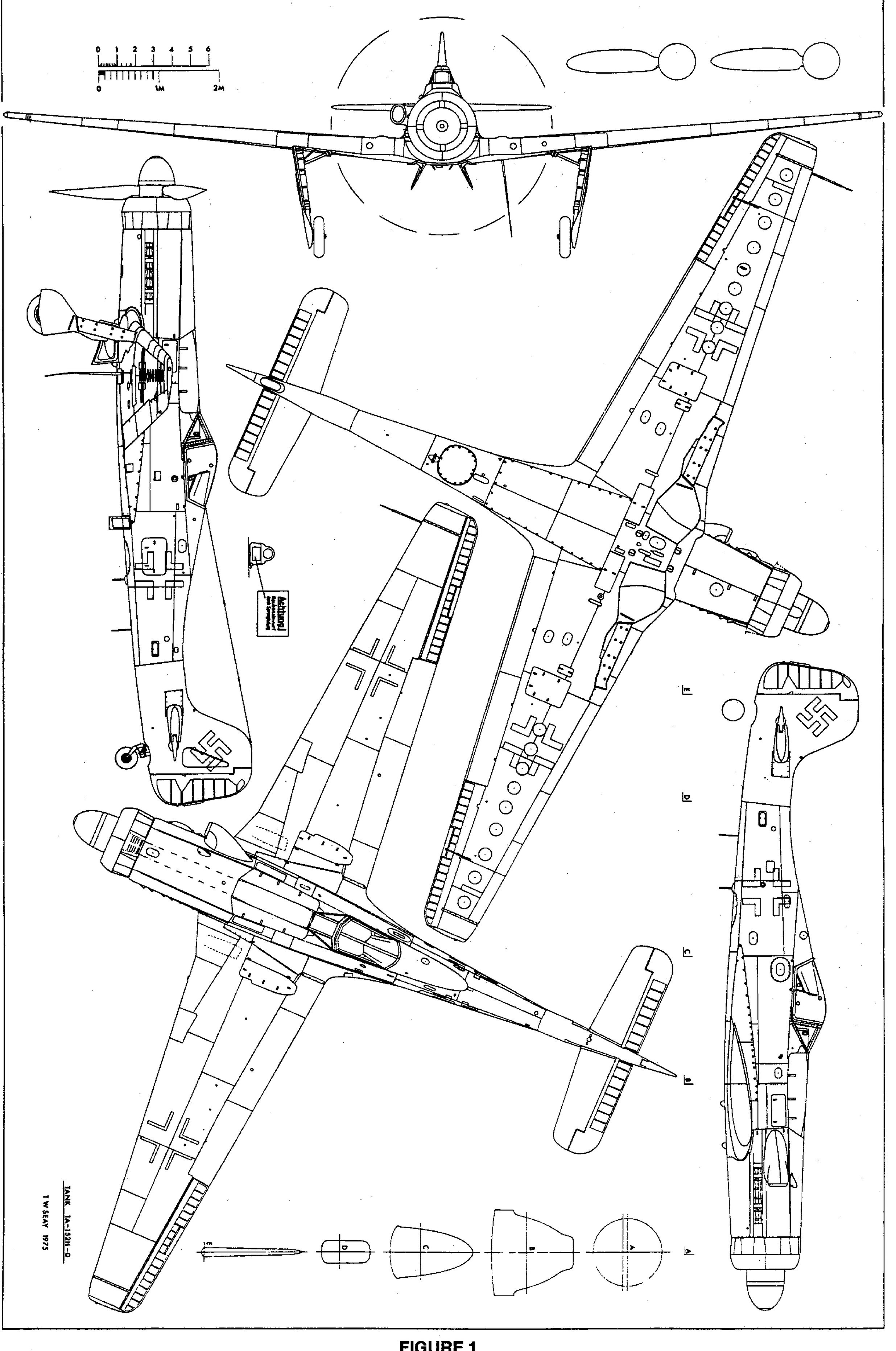 WWII German fighter aircraft plans