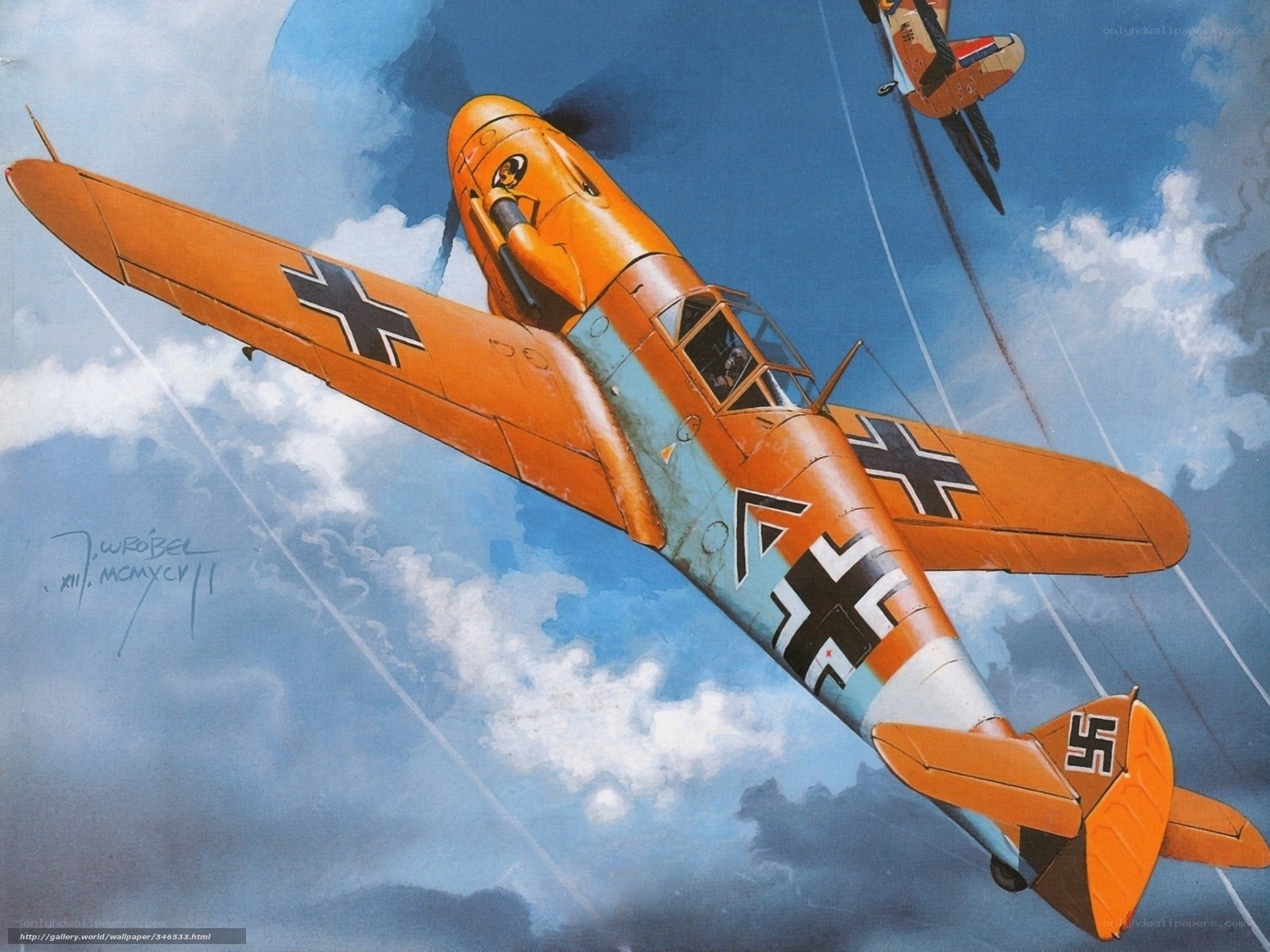 WWII German fighter aircraft