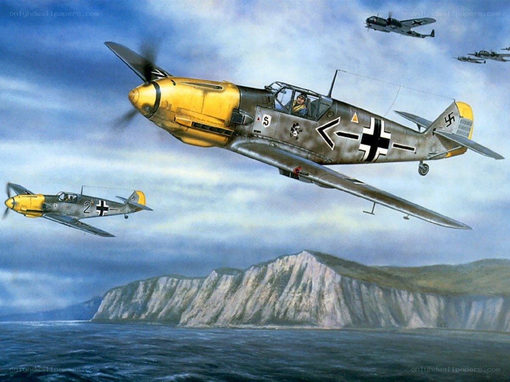 WWII German fighter planes