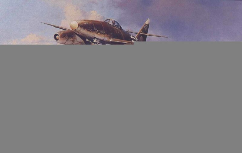WWII German jet fighter