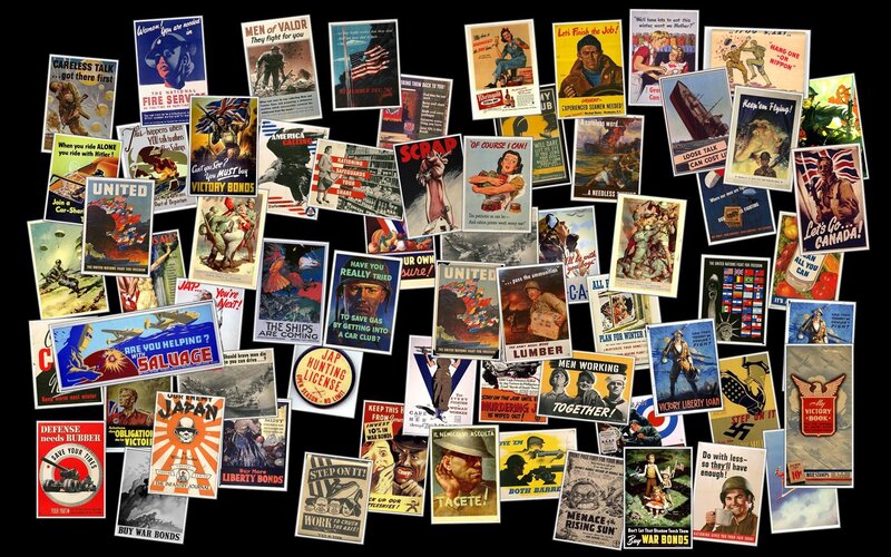 WWII Propaganda Posters — Red