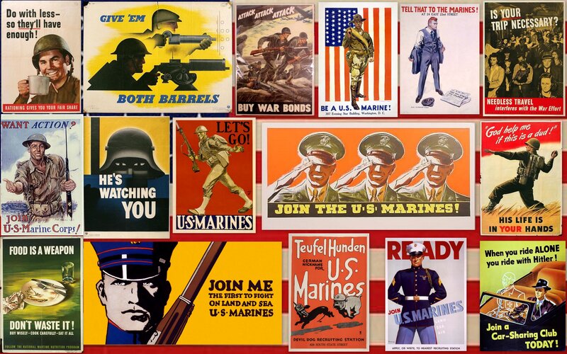 WWII U.S. Marine Corps posters