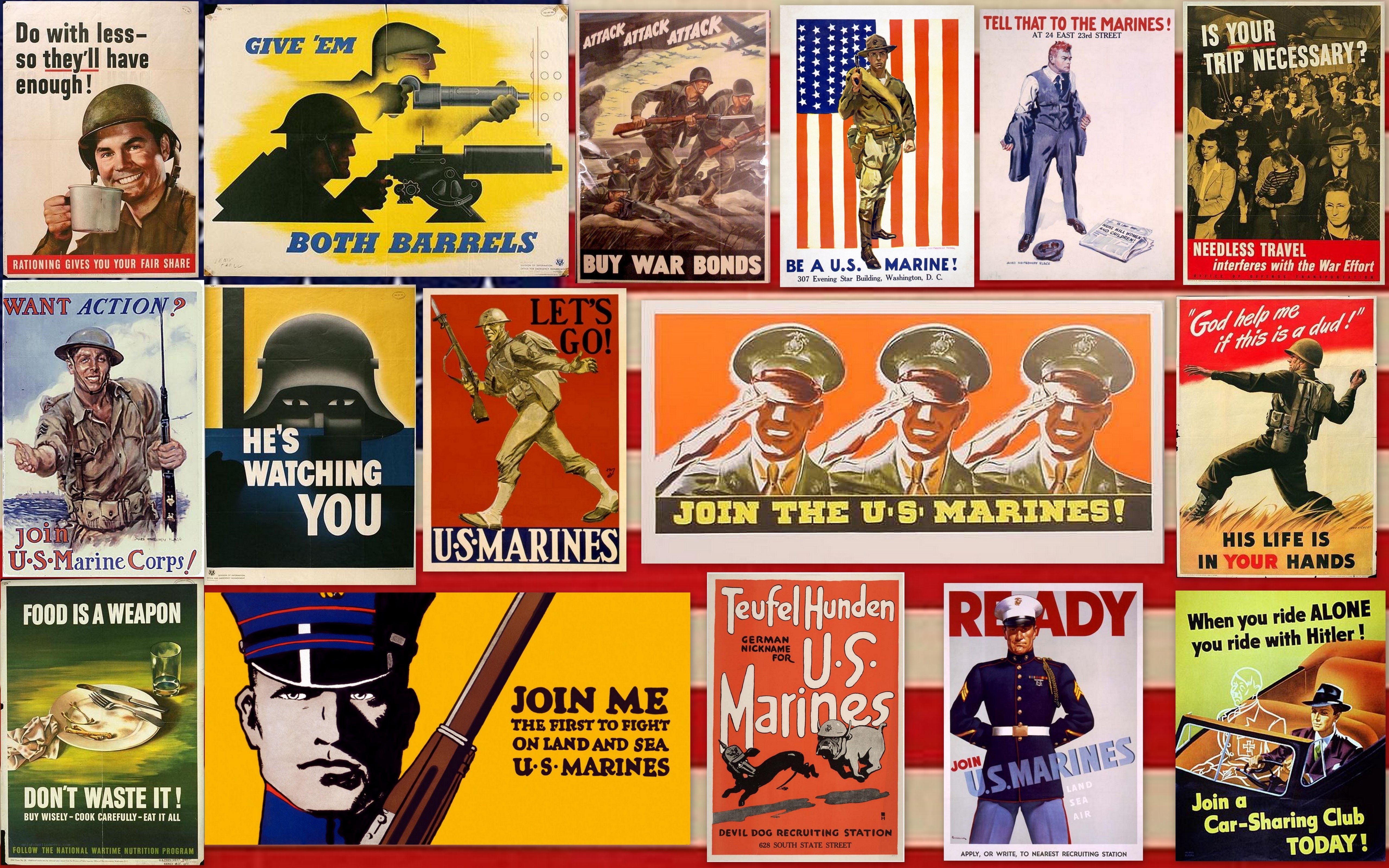 WWII U.S. Marine Corps posters