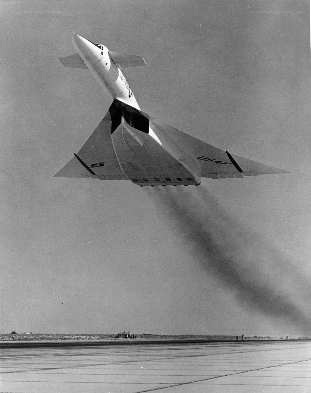 X-15 rocket plane in flight