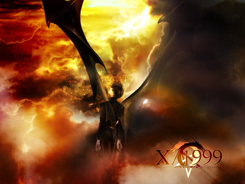 X/1999 character with wings