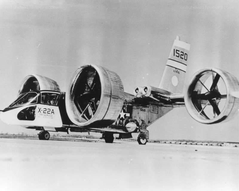 X-22A tiltrotor aircraft
