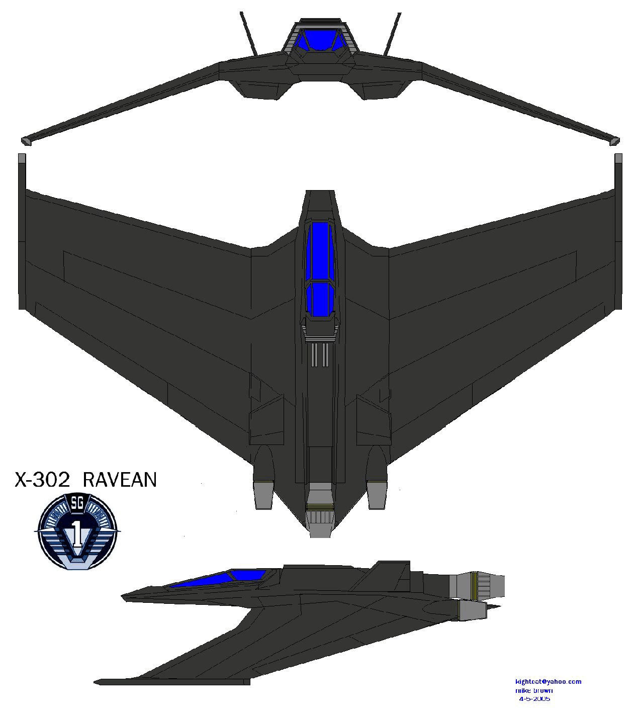 X-302 Ravean fighter design