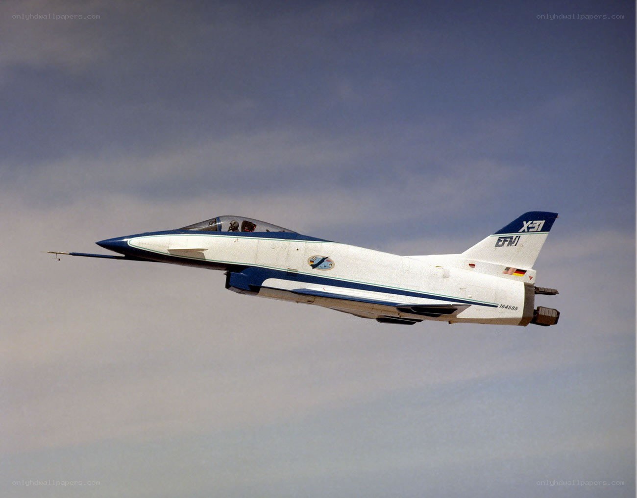 X-31 experimental jet in flight