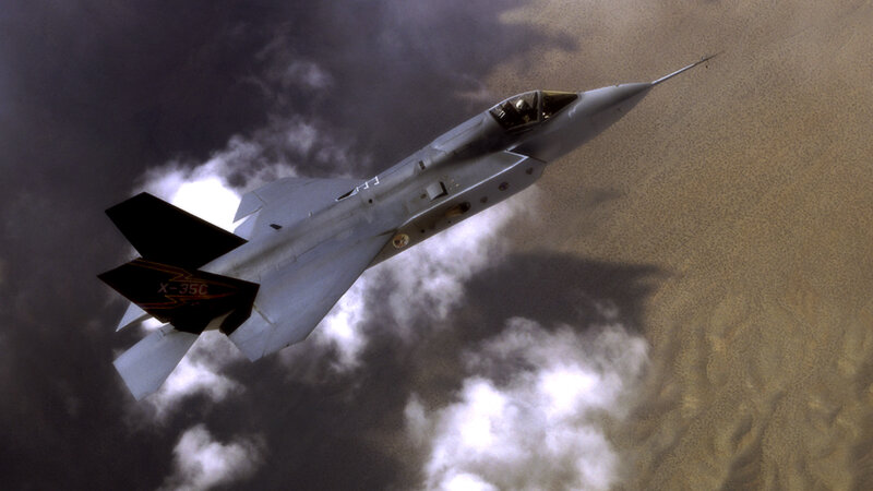 X-35C Fighter Jet — Gray