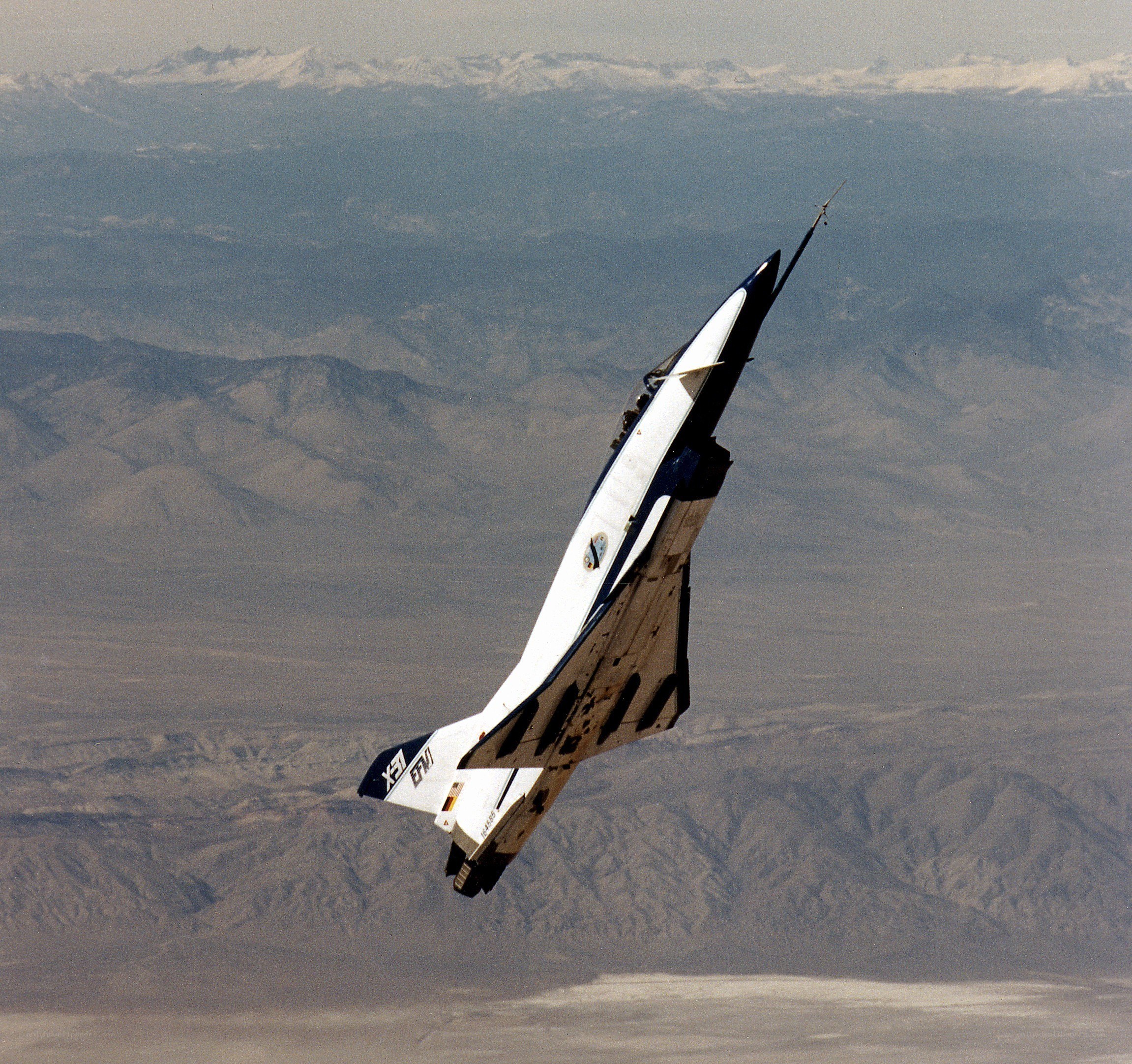 X-37B spaceplane in flight