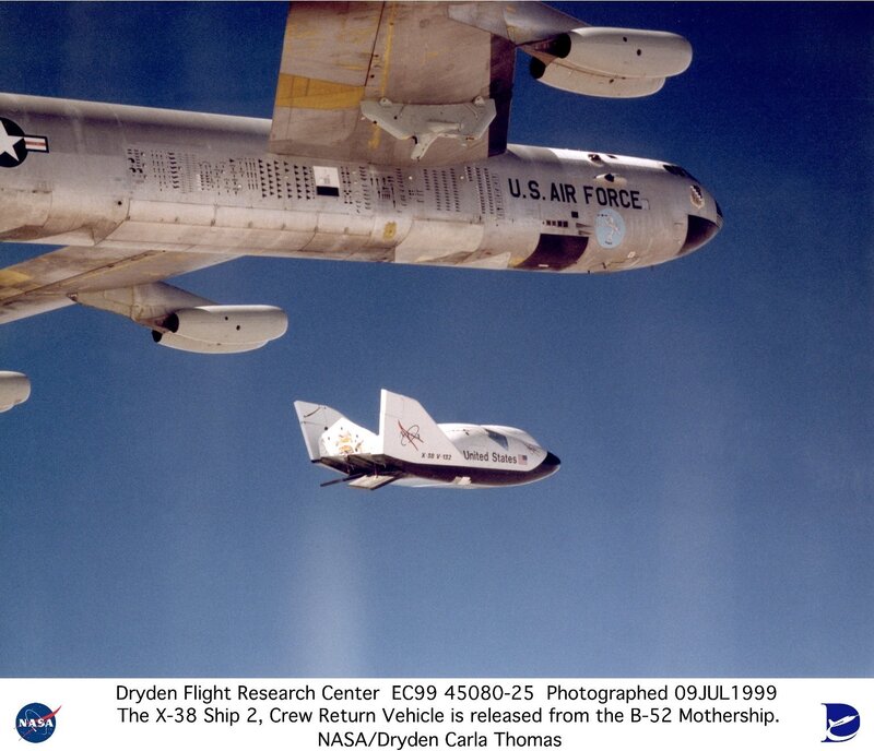 X-38 release from B-52