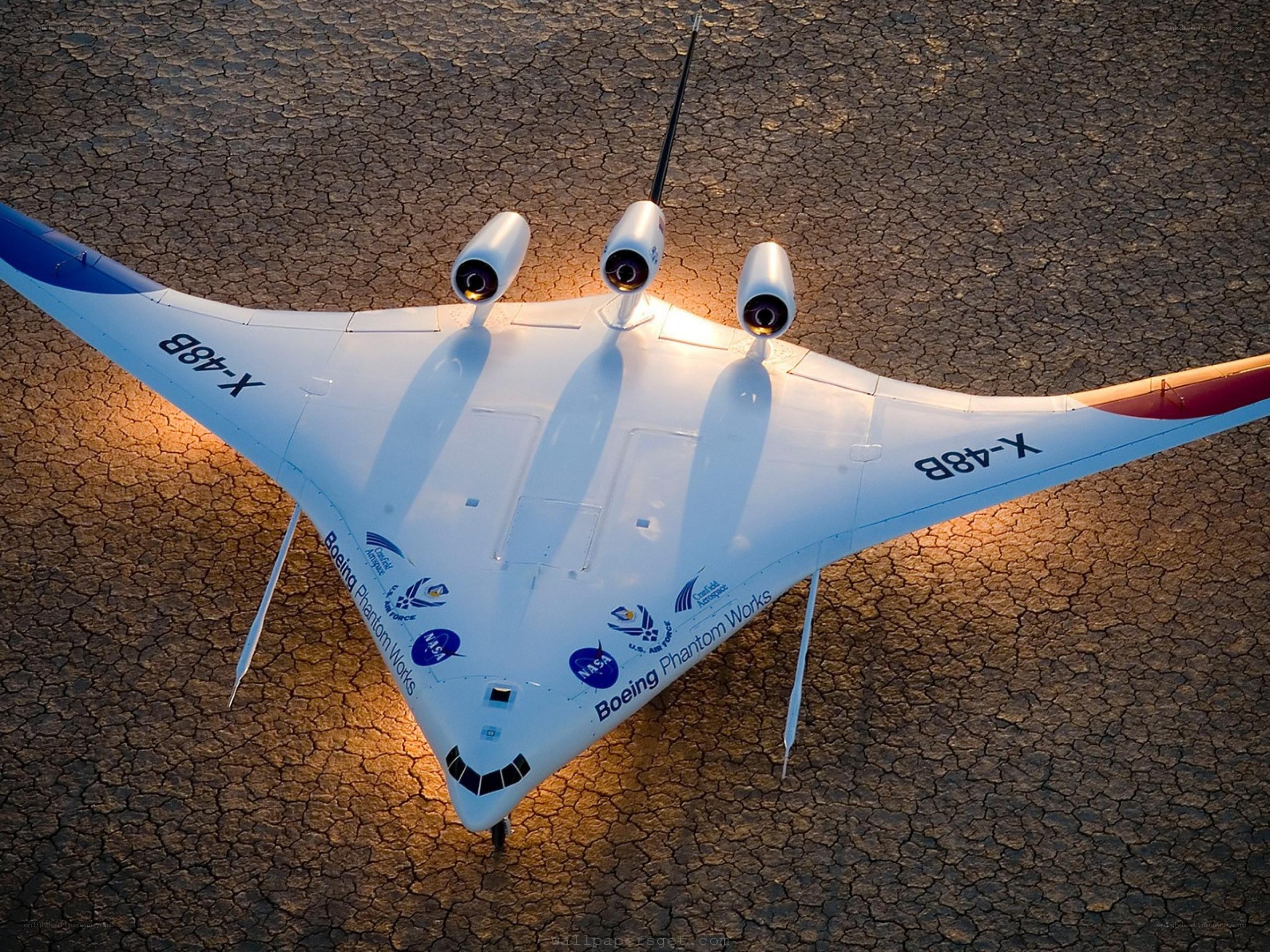 X-48B experimental aircraft