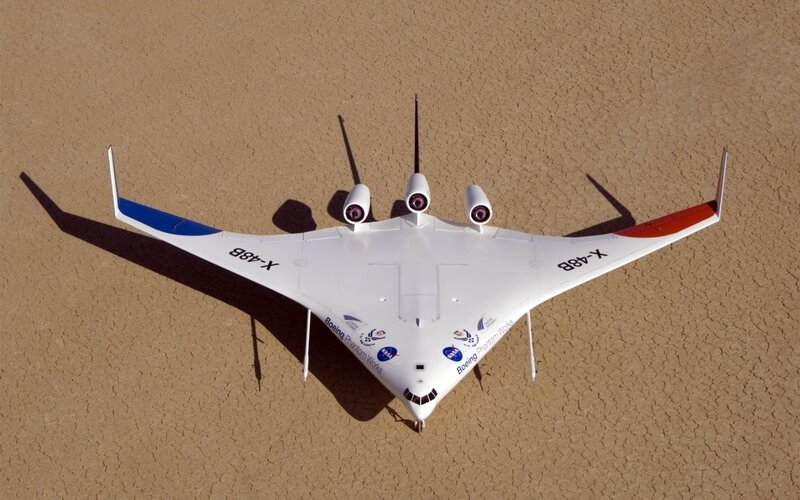 X-48B experimental aircraft