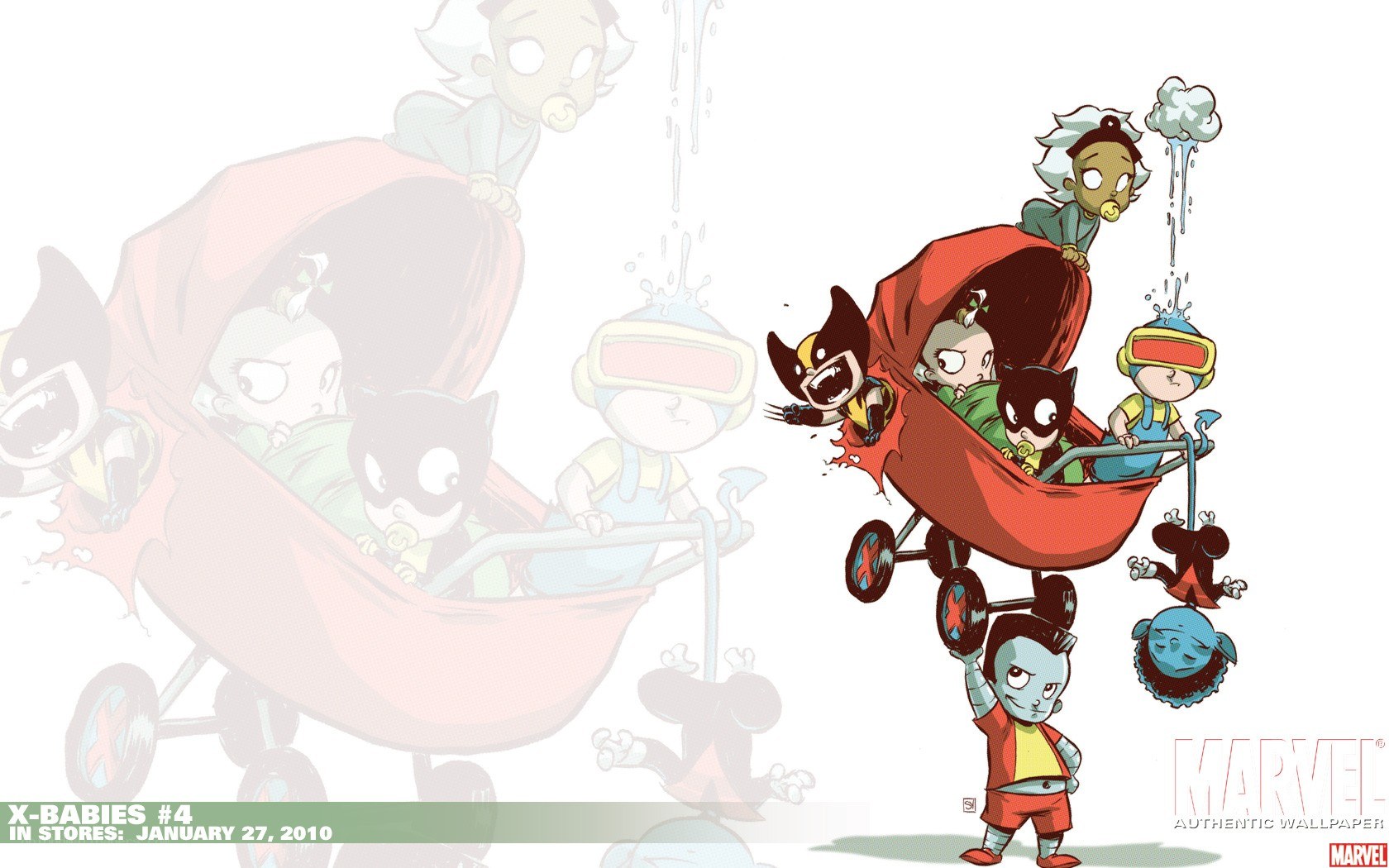 X-Babies comic cover art