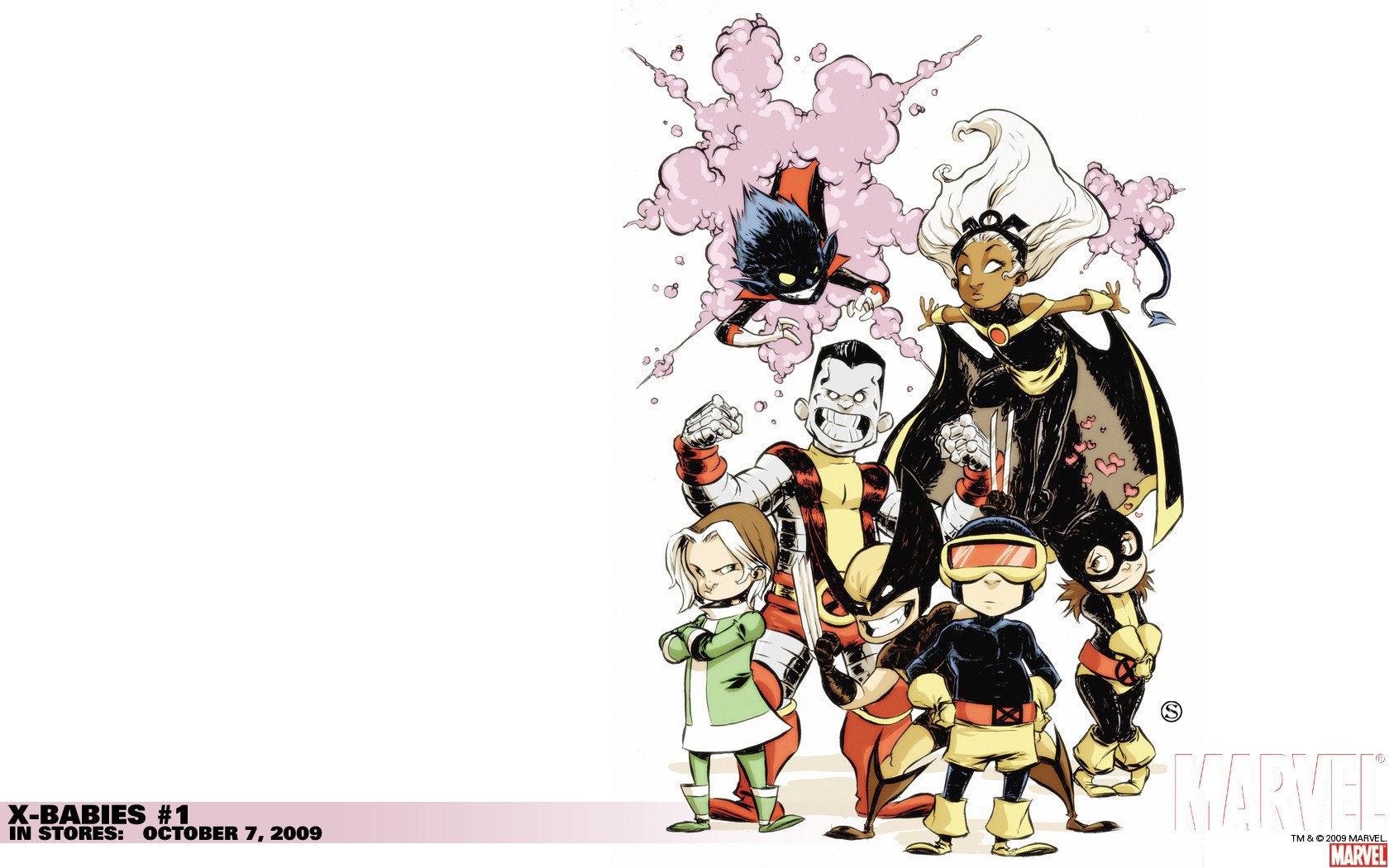 X-Babies comic cover art