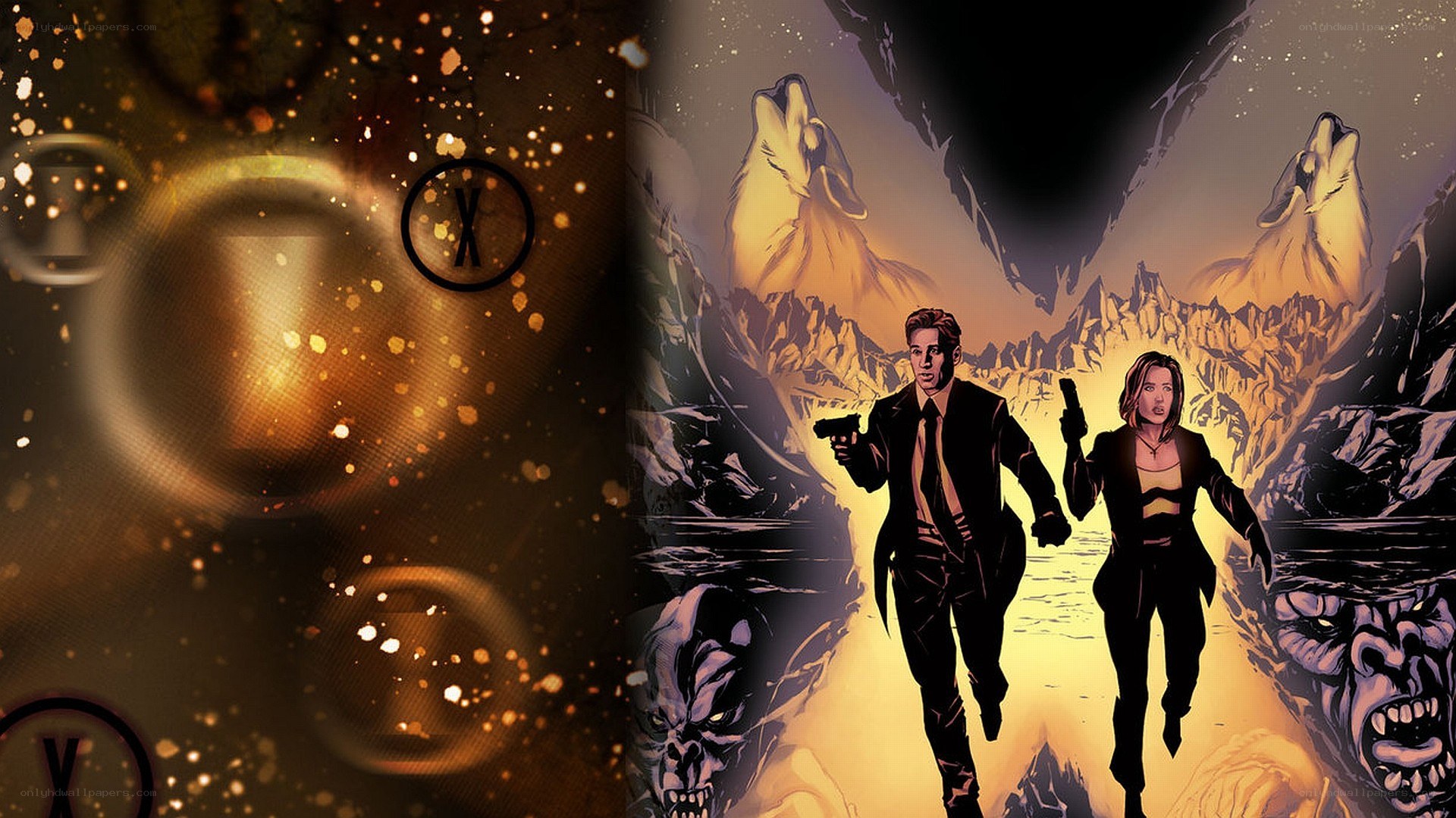X-Files comic art