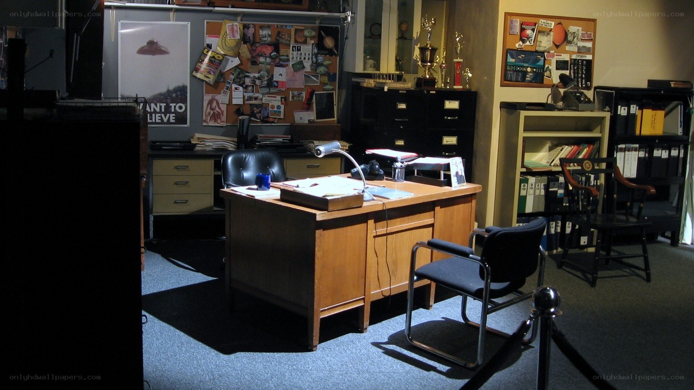 X-Files office set