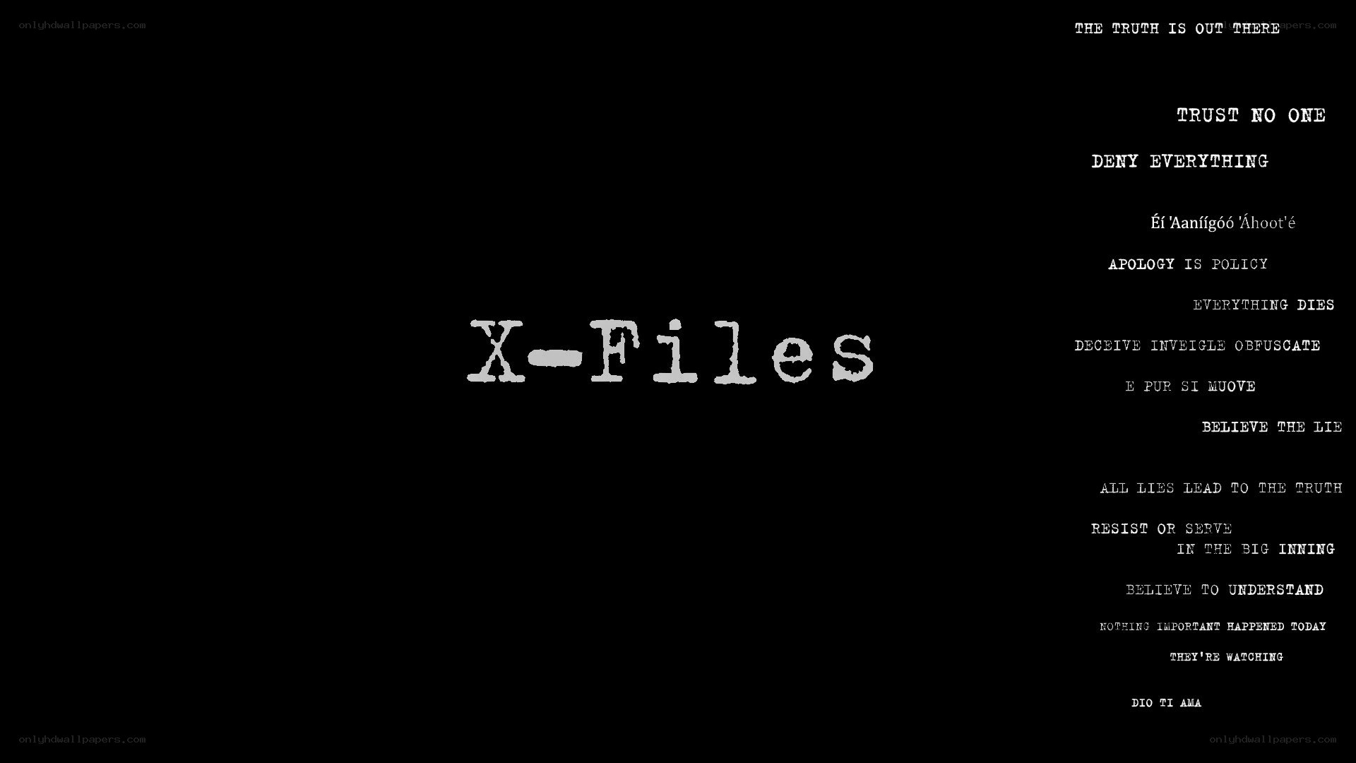 X-Files title card