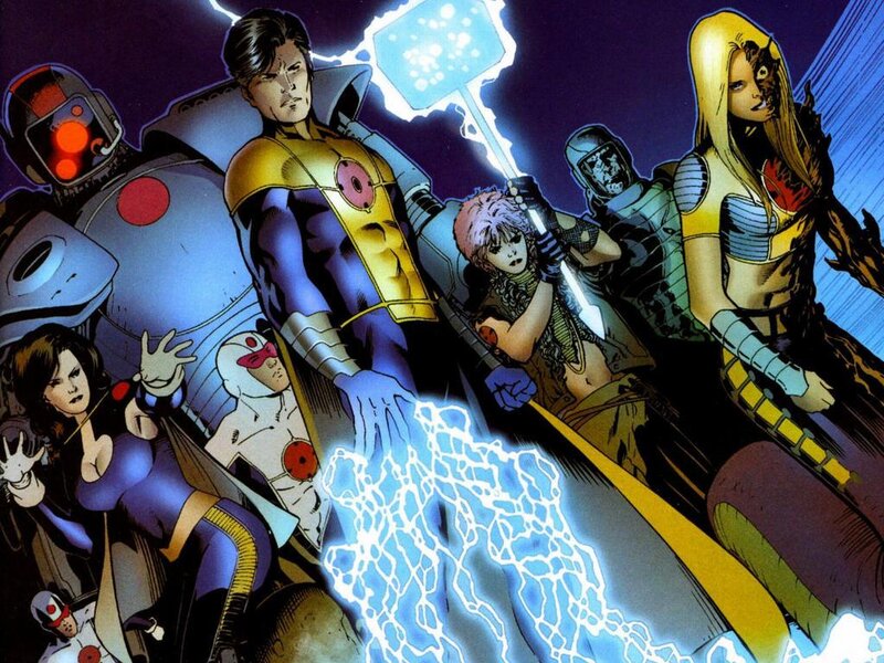 X-Men and allies in action