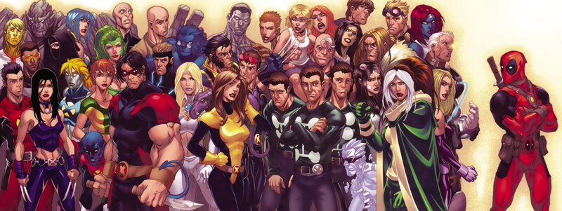 X-Men and Deadpool group