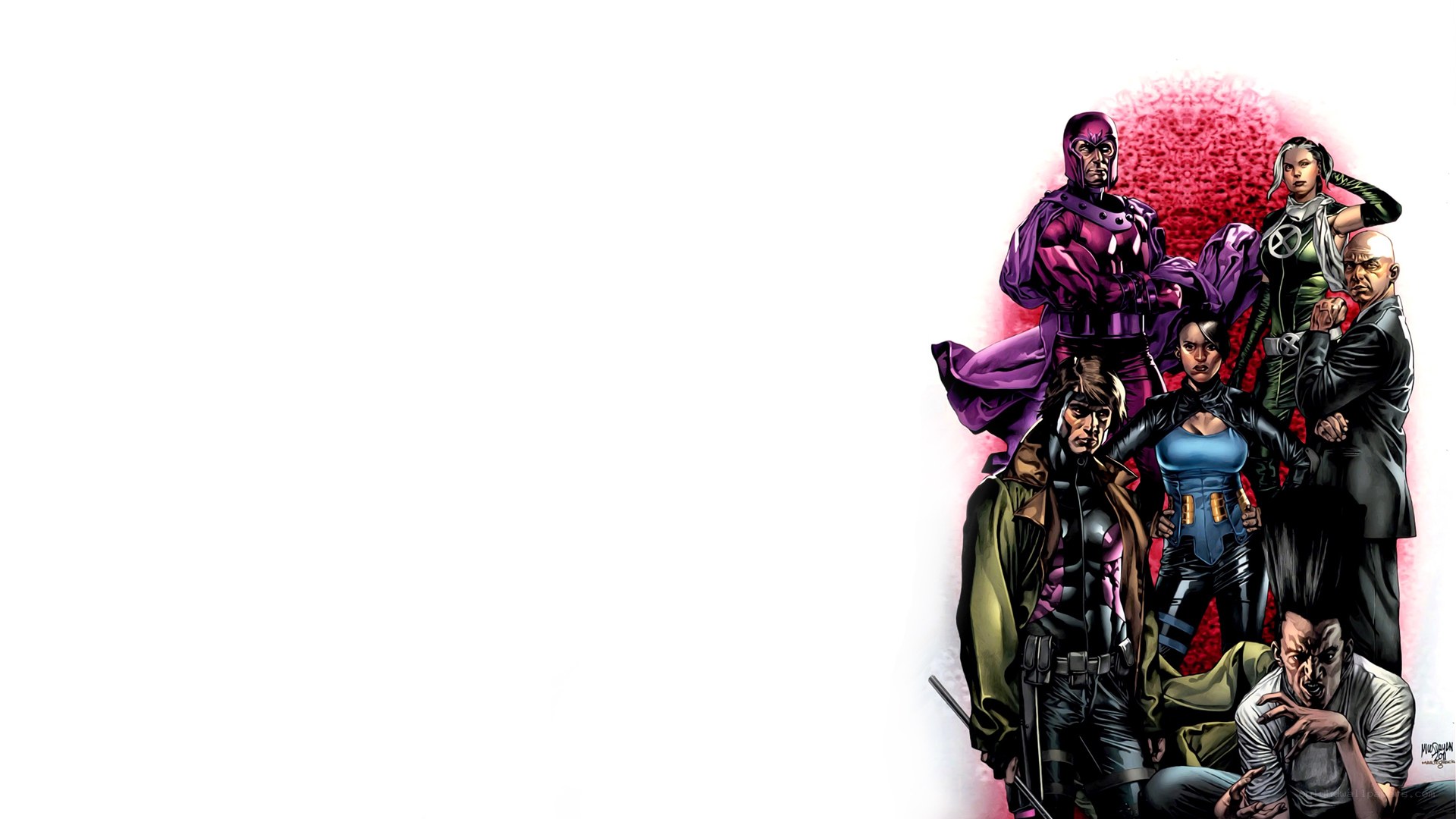 X-Men and Magneto group