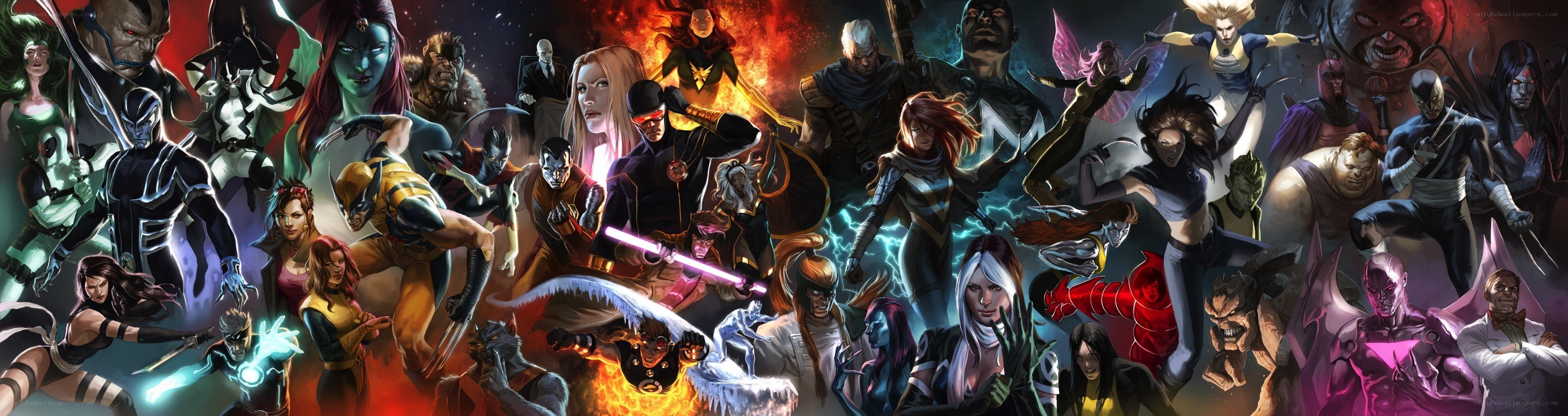 X-Men and mutants gathering