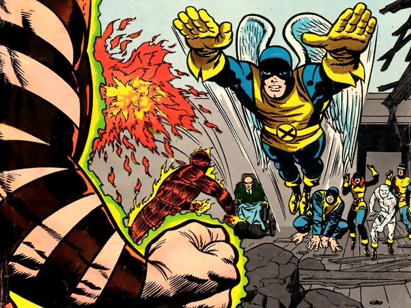 X-Men battle a fiery foe