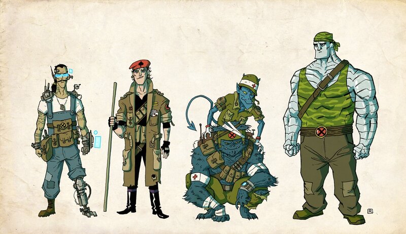 X-Men character designs