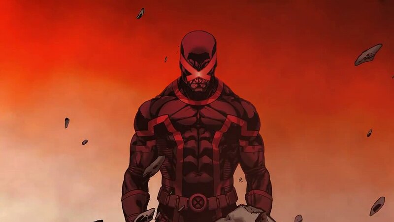 X-Men Character in Red Suit