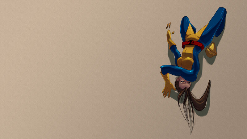 X-men Character on Wall