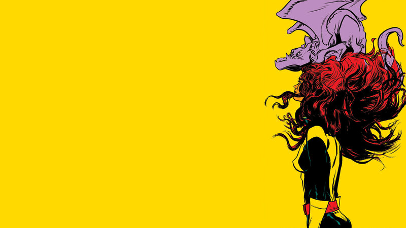 X-Men character with dragon