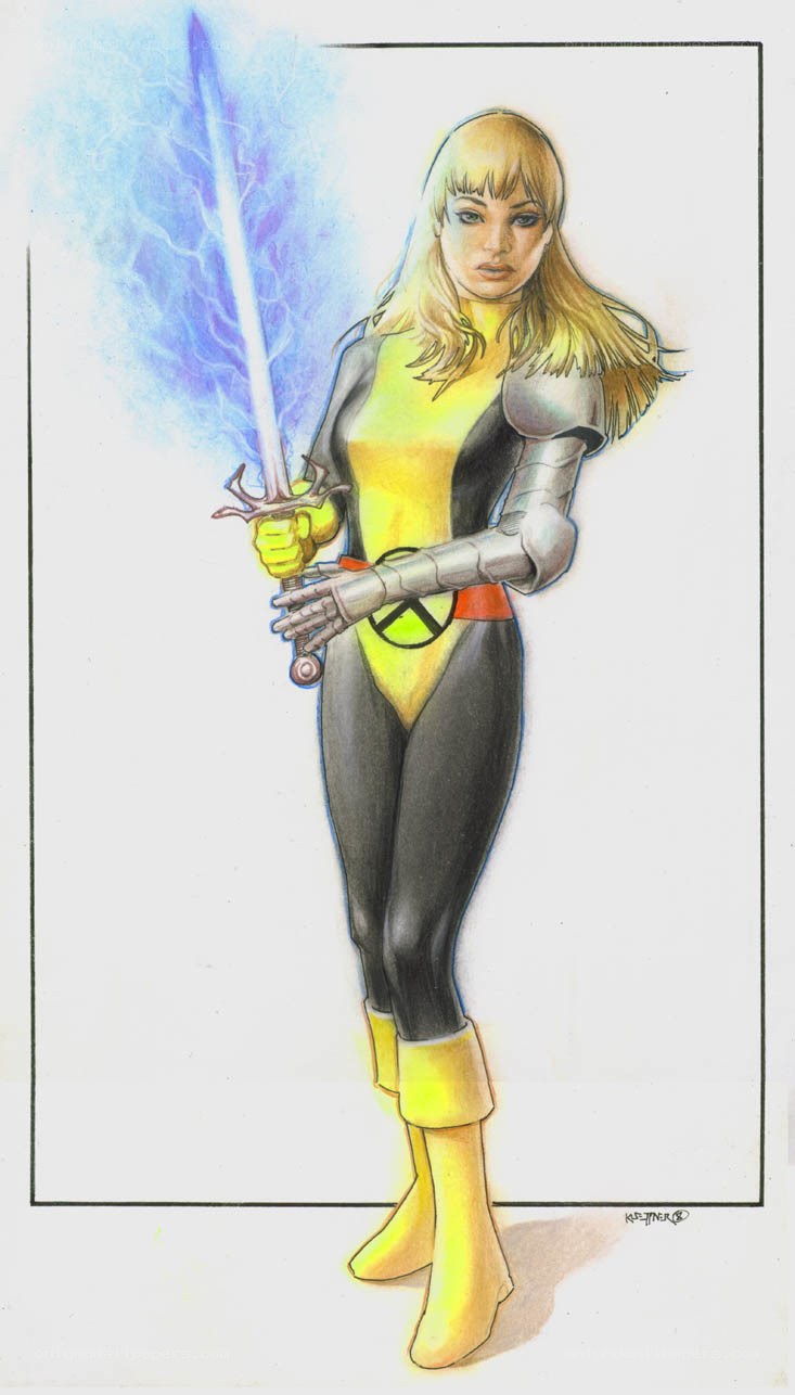 X-Men character with energy sword