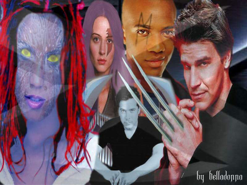 X-Men characters collage