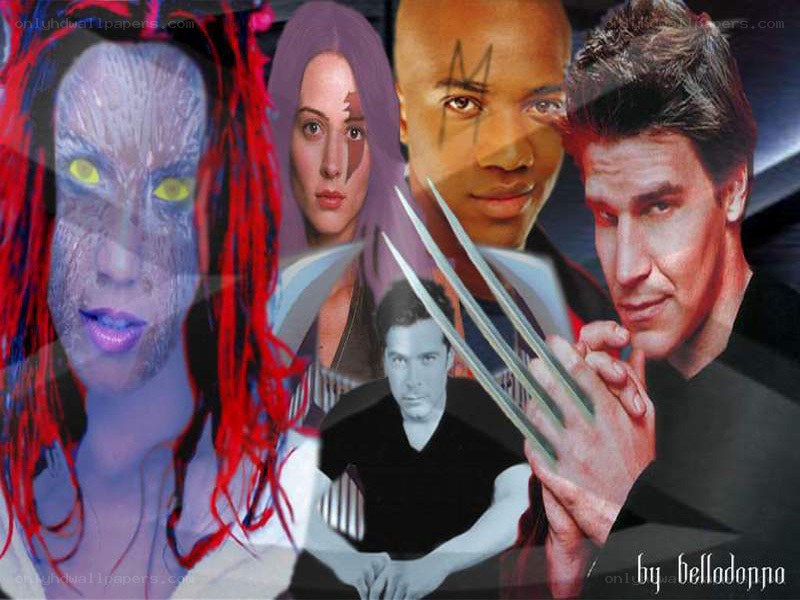 X-Men characters collage