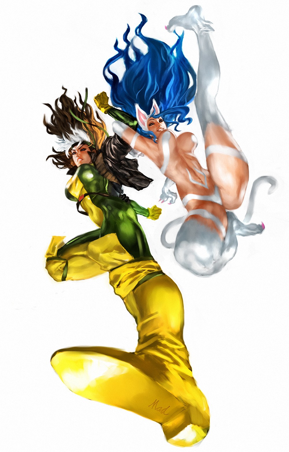 X-Men characters in action