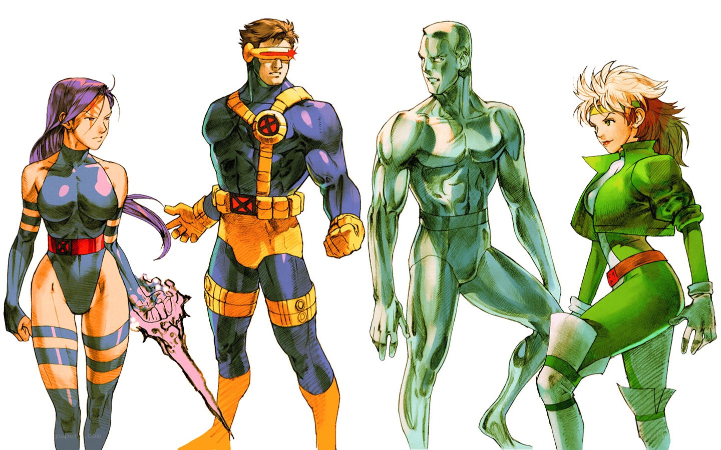 X-Men characters in costume
