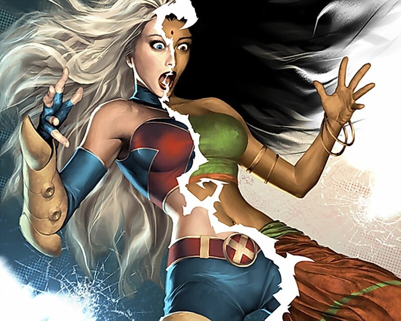 X-Men characters merging