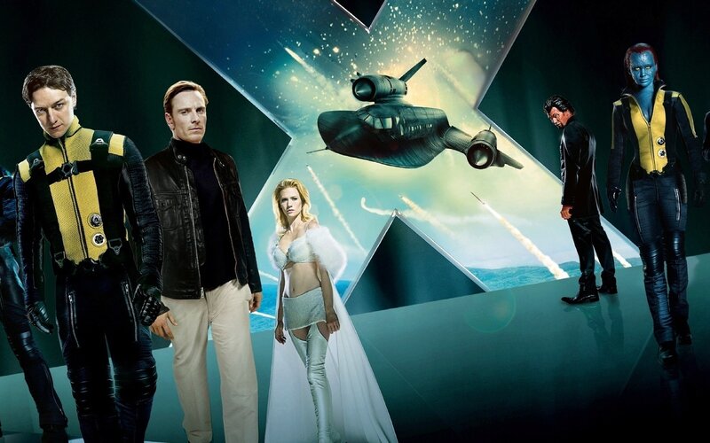 X-Men Characters Standing — Blue, Dramatic