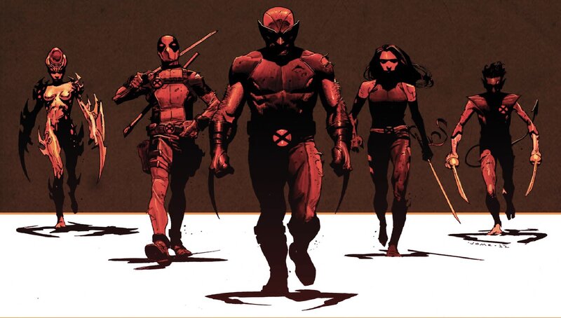 X-Men Characters Walking