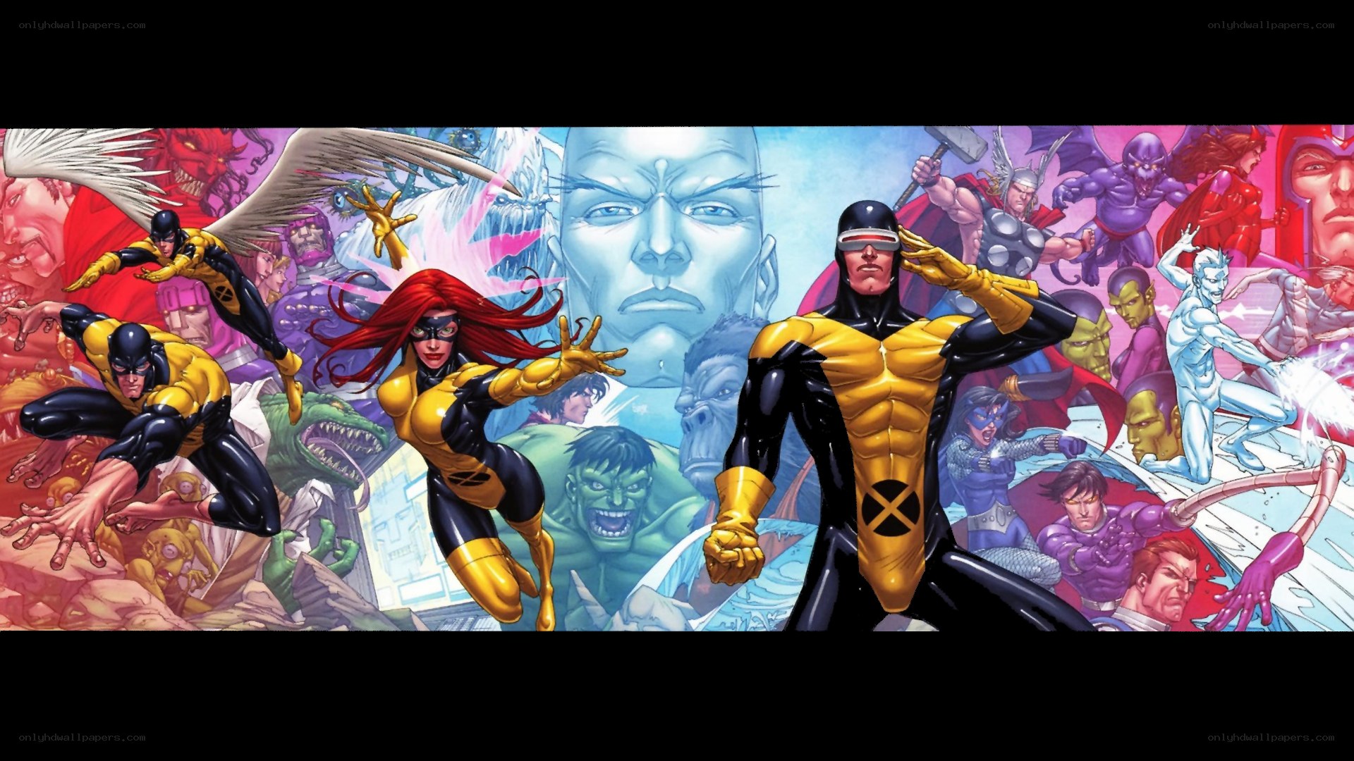X-Men comic book cover art