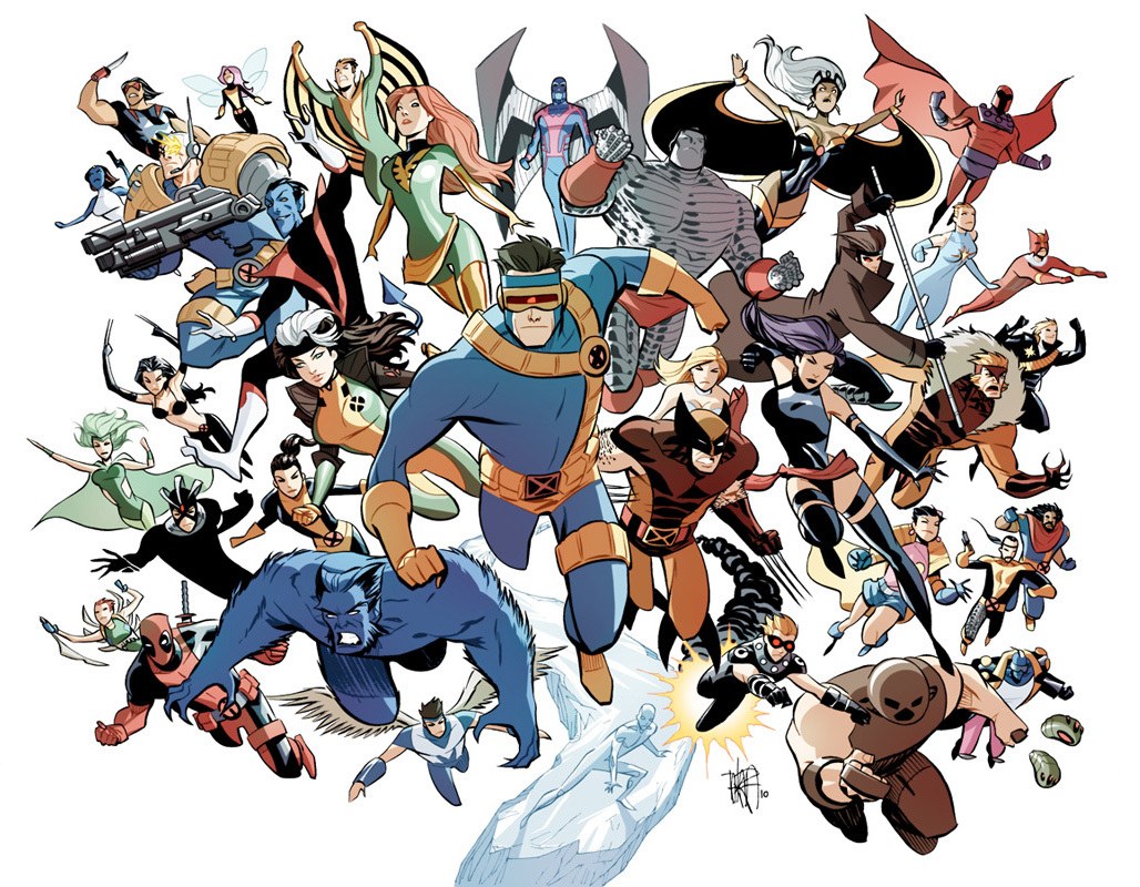 X-Men comic book cover art
