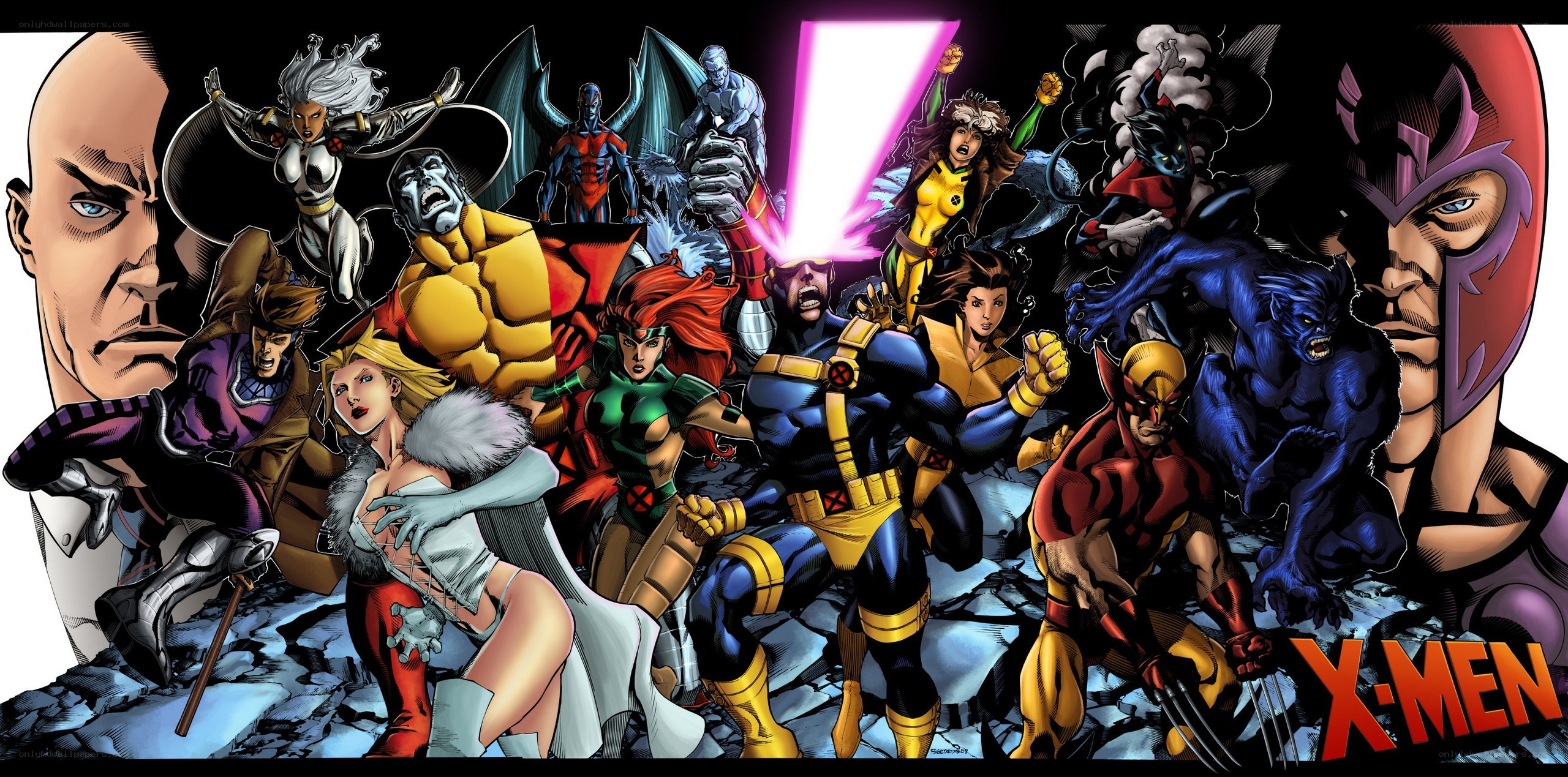 X-Men comic book cover art