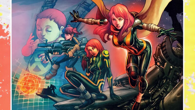 X-Men comic book cover art